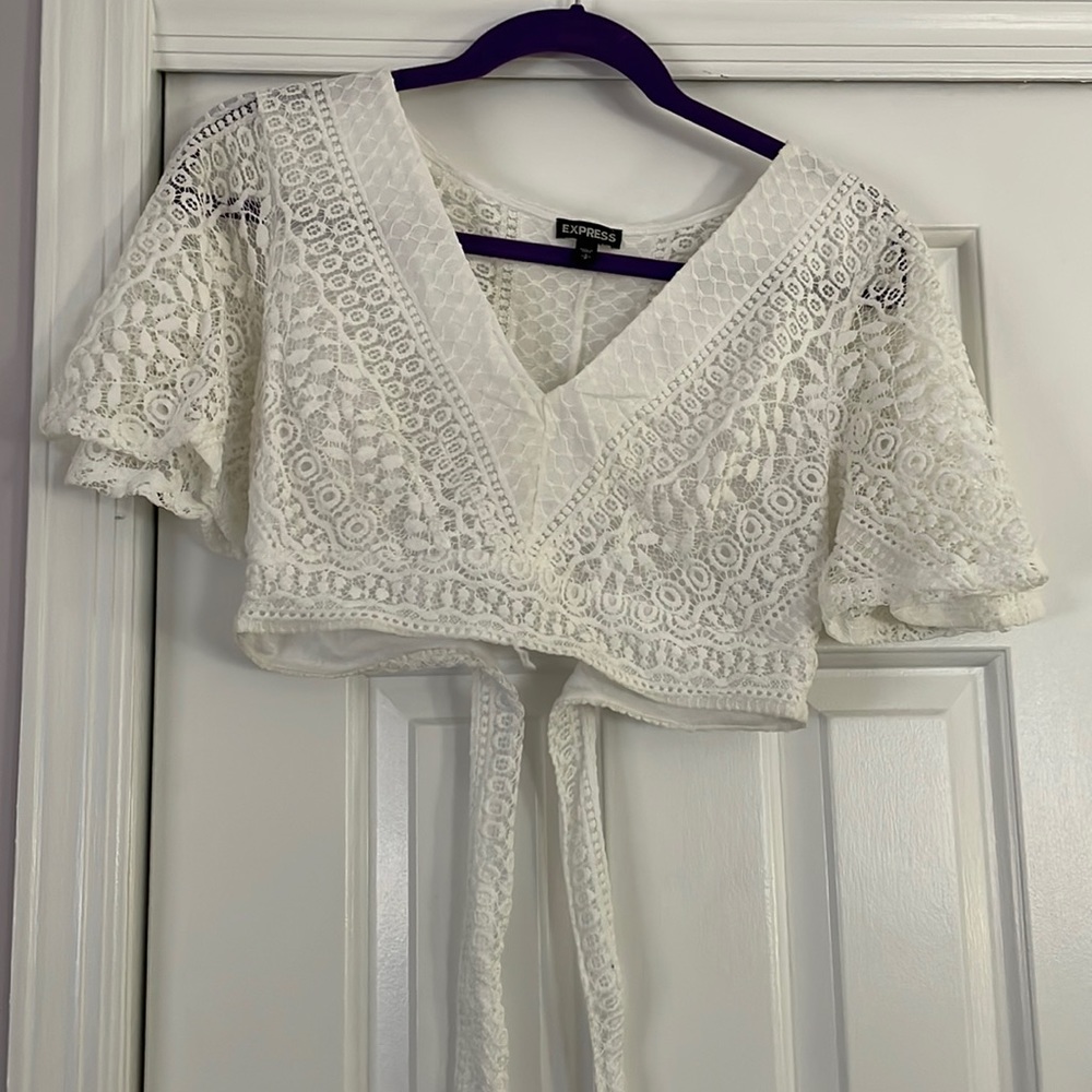 Express crochet crop top